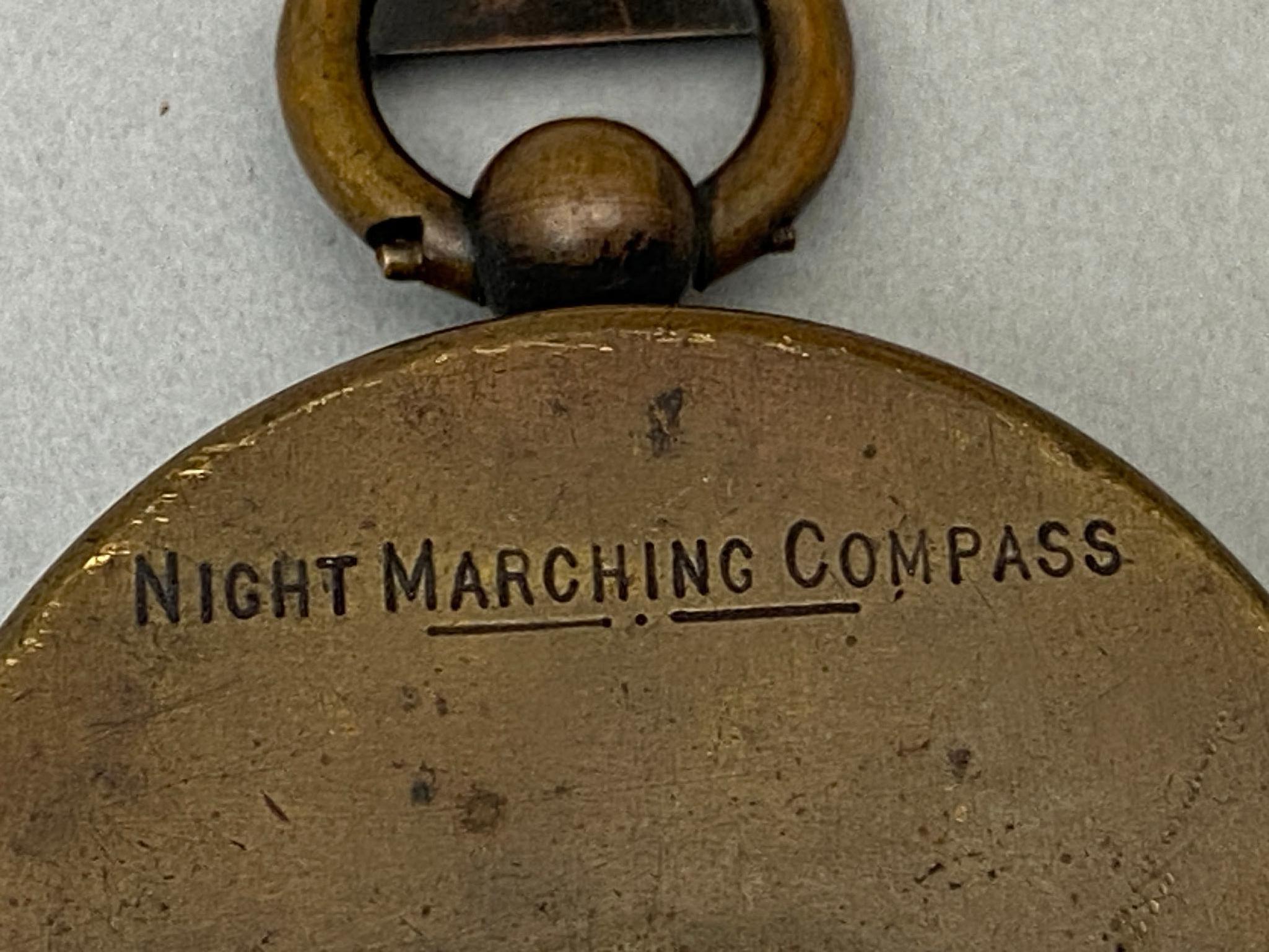 WWI BRITISH NIGHT MARCHING COMPASS
