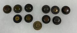 WWI U.S. ARMY ENLISTED MAN COLLAR DISC LOT