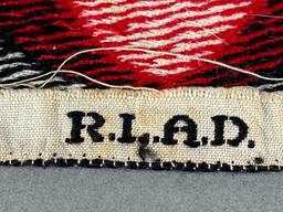 WWII NAZI GERMAN RAD SLEEVE PATCH R.L.A.D MARKED