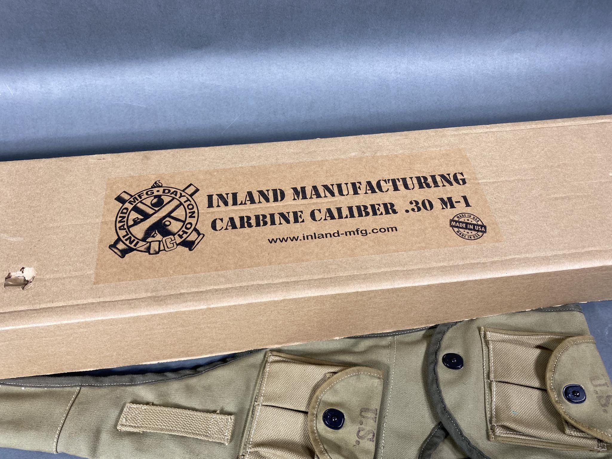 INLAND MFG M1 CARBINE PARATROOPER IN BOX W/BAG