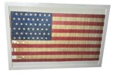 EARLY WWI ERA U.S 48 STAR STAGGERED PATTERN FLAG.