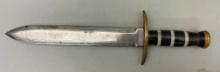 WWII U.S. THEATER MADE FIGHTING KNIFE - BOWIE 16"