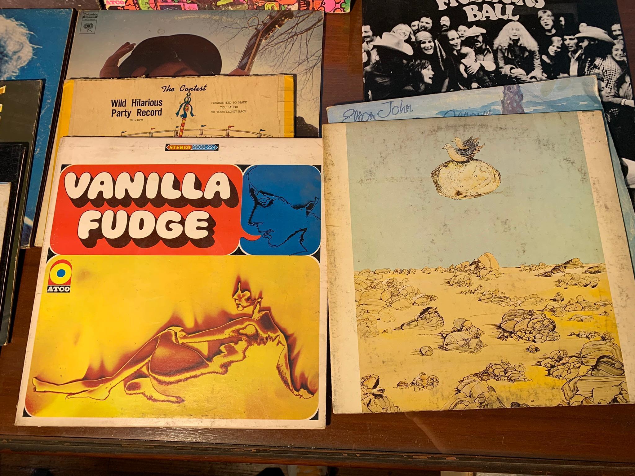 Group of 15 Records - Vanilla Fudge, Donovan, Elton John, Styx & More
