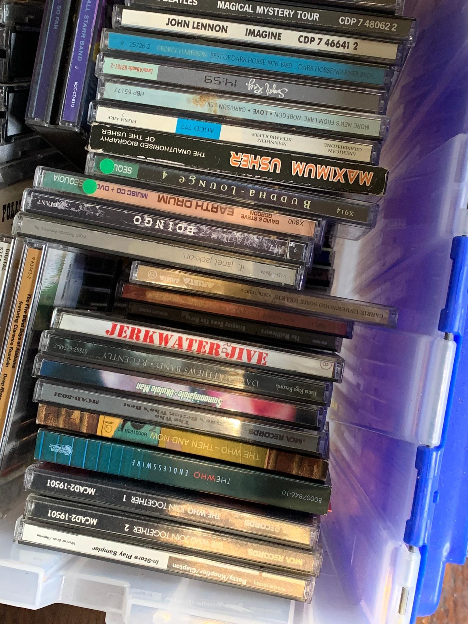 Two Totes Full of CDs
