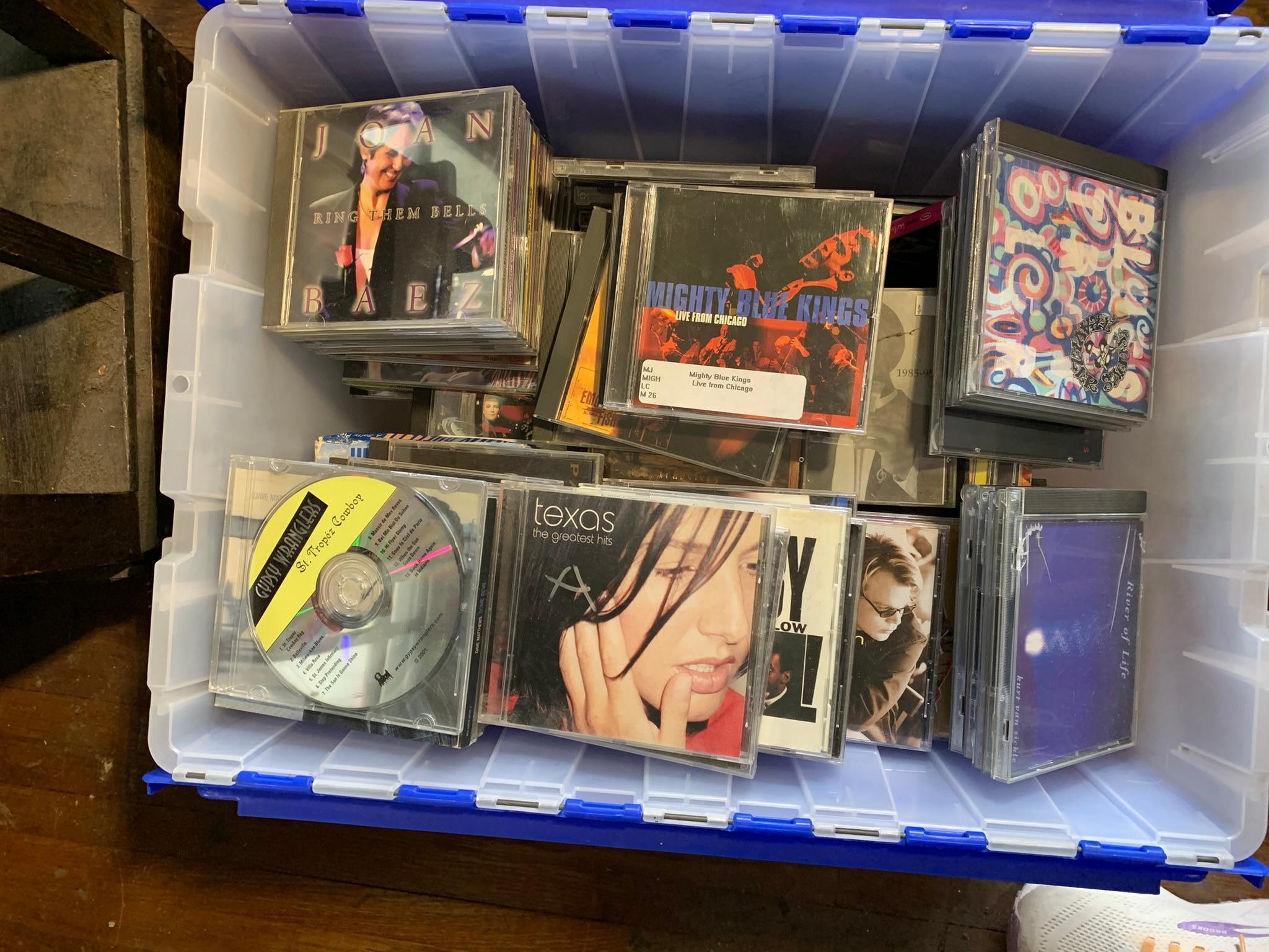 Two Totes Full of CDs