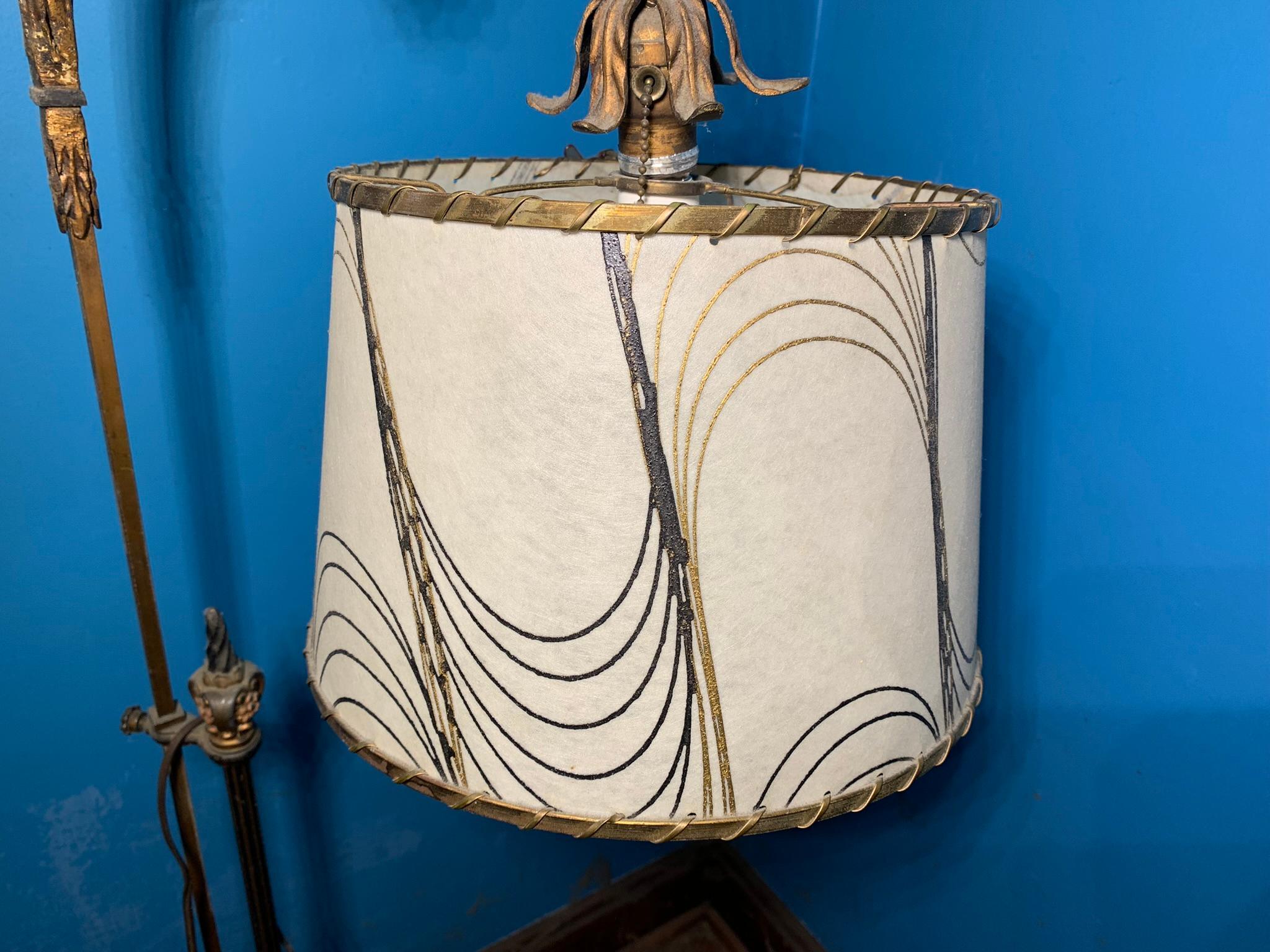 Vintage Floor Lamp with Shade