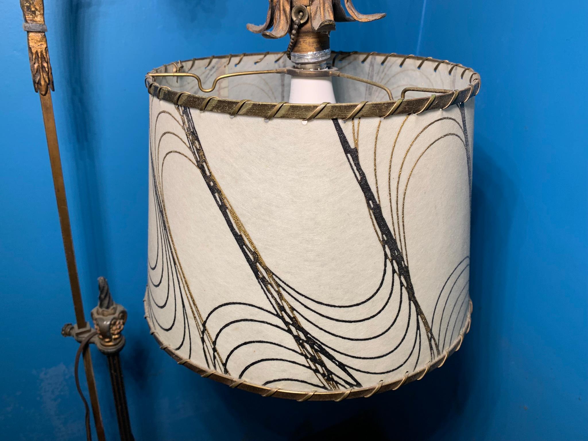 Vintage Floor Lamp with Shade