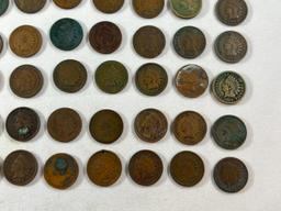 Large Lot of Indian Head Pennies including Key Dates
