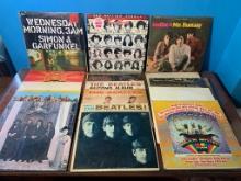 Group of 15 Records - The Beatles, Simon & Garfunkel, Jimi Hendrix & More