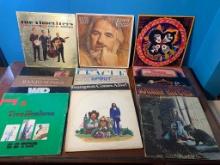 Group of 15 Records - Kiss, Kenny Rogers, ZZ Top, & More
