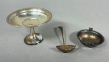 Group Lot of Sterling Silver Pieces including Weighted