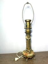 Art Deco Style Lamp with Marble Accent