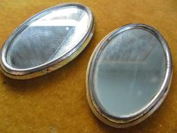 TWO OLD COCA COLA ADVERTISING POCKET MIRRORS-DIFFERENT LADY DESIGNS