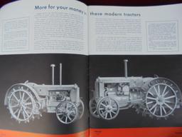 1930'S J.I CASE TRACTOR ADVERTISING BOOKLET-QUITE NICE