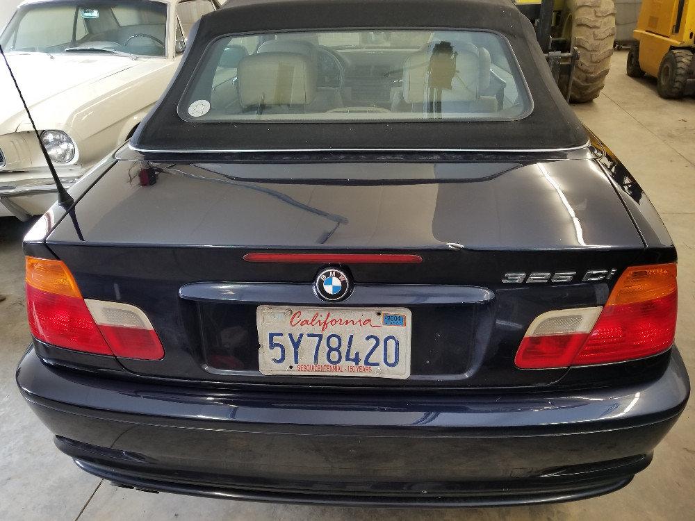 2001 BMW 325Ci, leather, auto, good tires, milage unknown, odom. disc., shows 80,313 mi