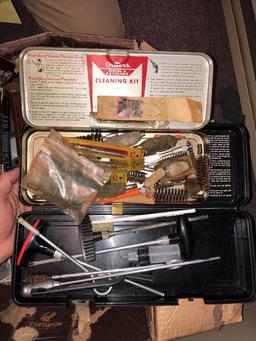 Misc. Gun cleaning kits in box