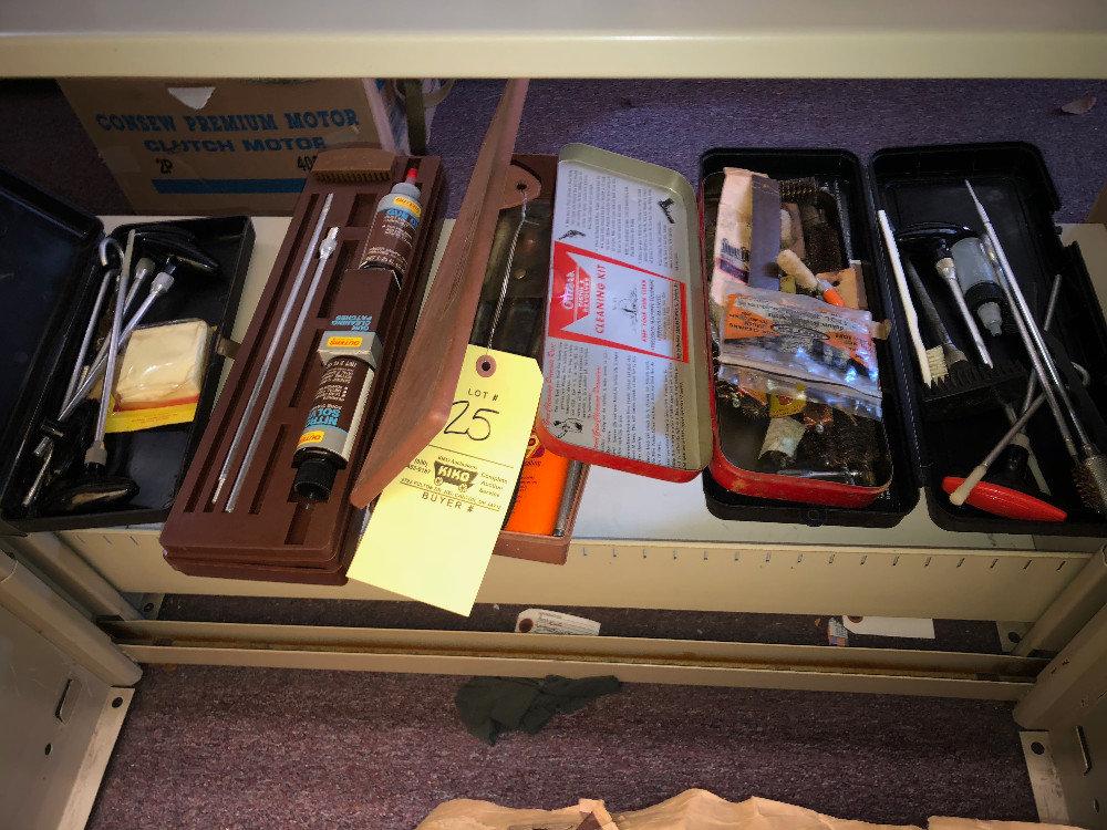Misc. Gun cleaning kits in box