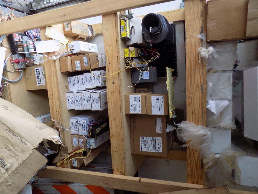 Contents of Semi Trailer inc. Spool Wire, Light Fixtures, Power Tools, Bulbs & Hardware