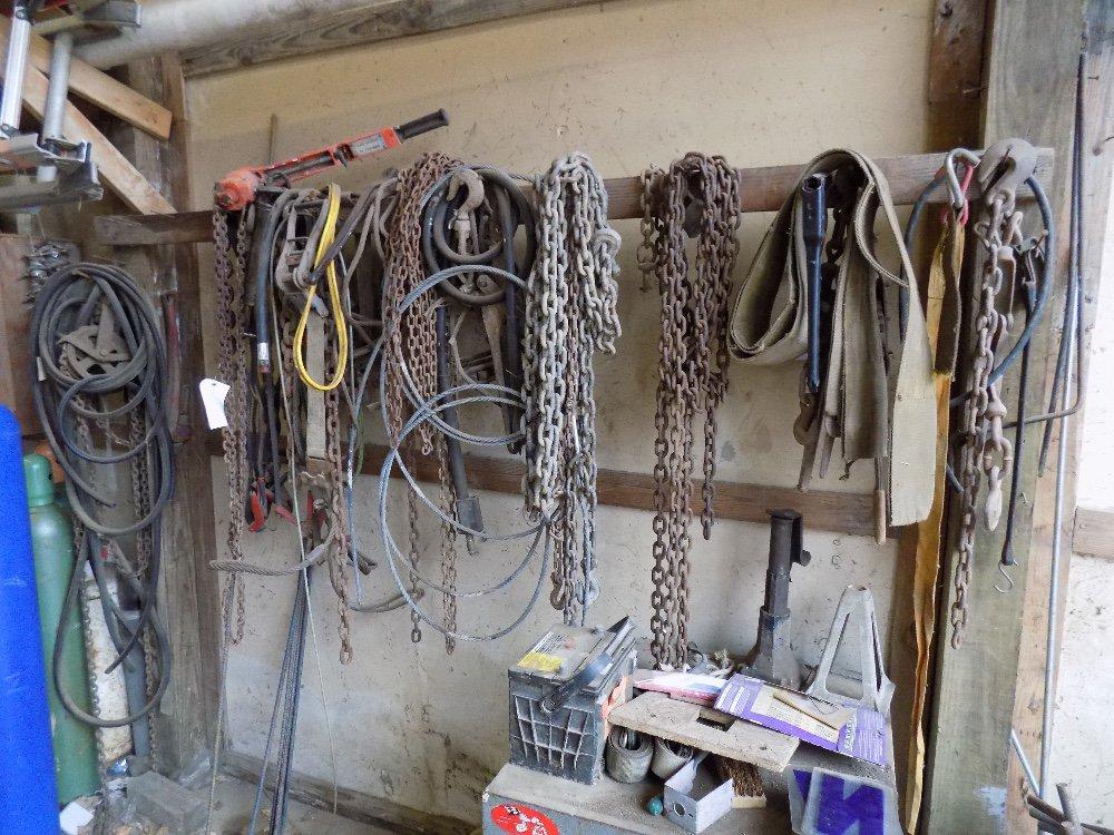 Assorted Chains, Chains Falls, Binders & Slings