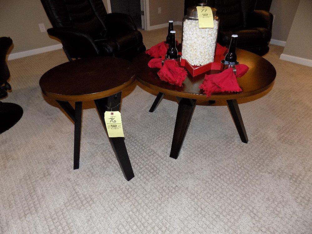 Ashley Furniture coffee and end table set
