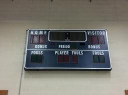 (2) Score Boards w/ Controls Approx 5ft x 9ft