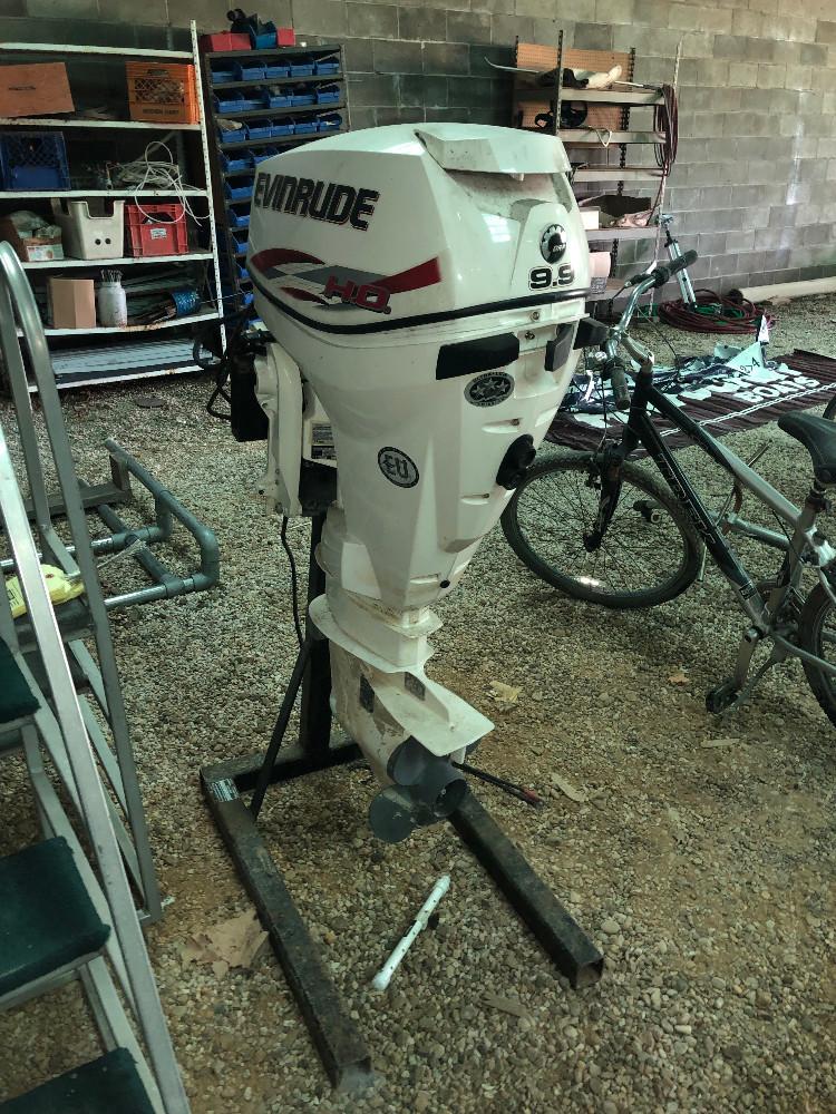 Evinrude High Output 15HP Motor, 9.9HP Cover, 30HP Block