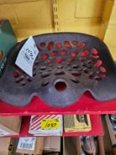 Cast iron tractor seat