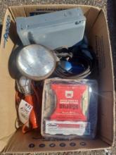 Box of Assorted Electrical Components