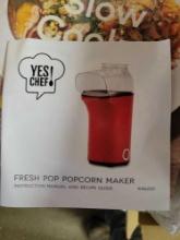 Fresh pop popcorn maker bid x 2