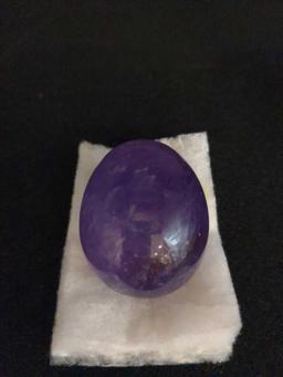 Amethyst Carved Egg