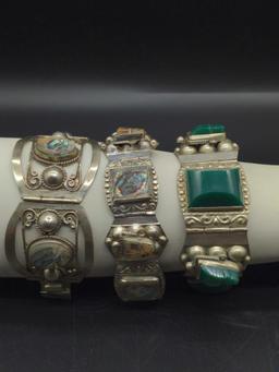 (3) costume jewelry bracelets: Mexican