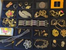 Vintage Assorted Grouping of Costume Jewelry