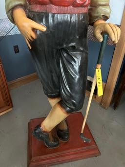 Large Golfer Statue