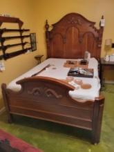 Victorian Walnut bed