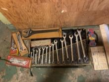 combination wrenches, ratchet wrenches, large crescent wrench, tap & die
