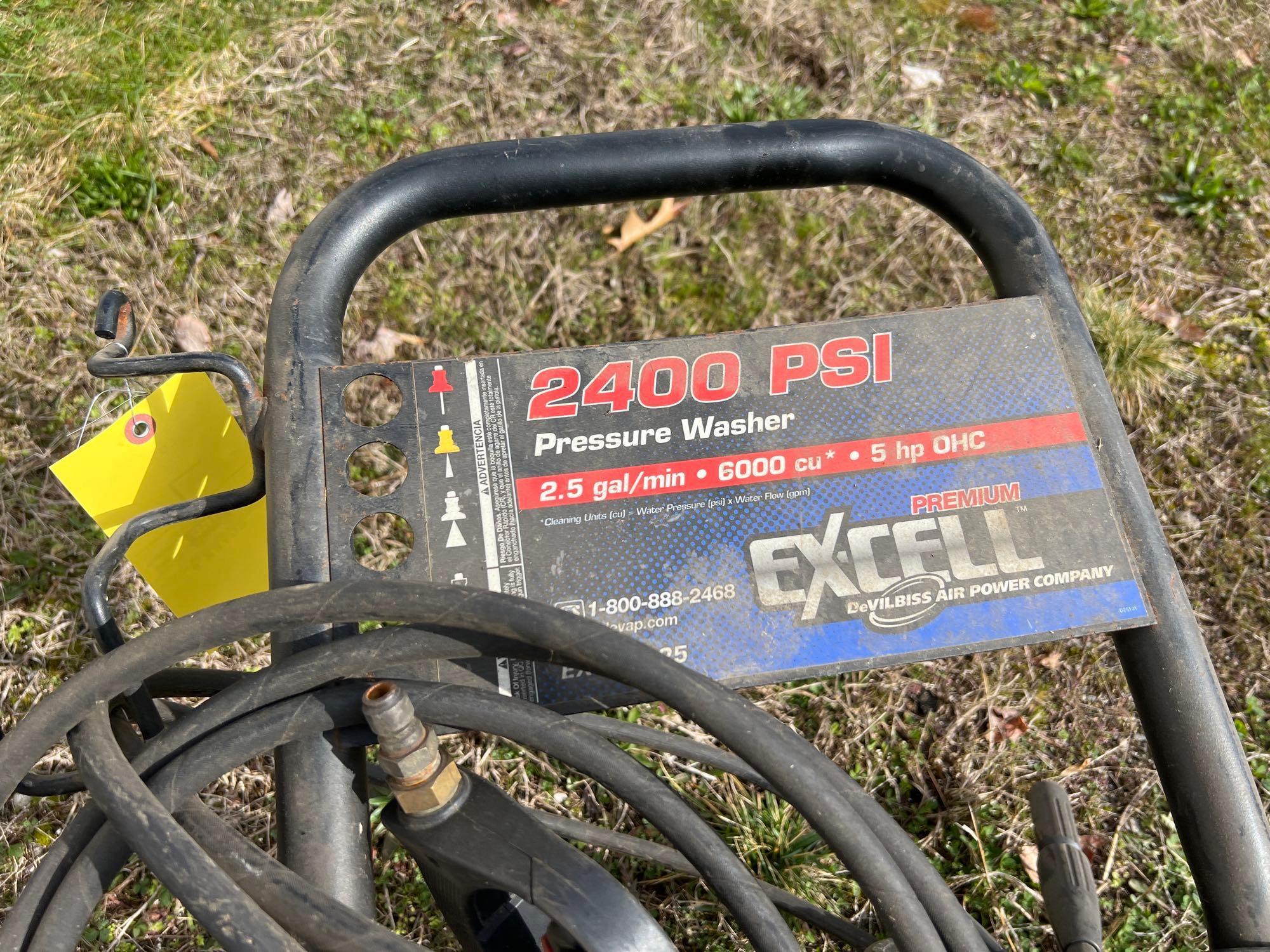 Premium Excell 2400 PSI Pressure Washer