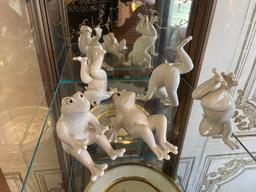 Collector Plates, Frog Statues