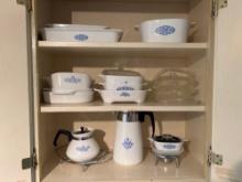 Vintage Corning Ware Baking Dishes, Pitcher, Pot
