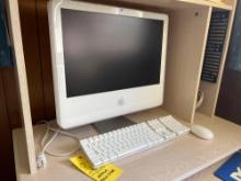 Apple iMac Monitor and Keyboard