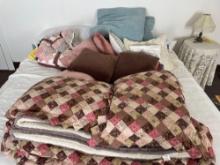 Pillows, Blankets, Quilts