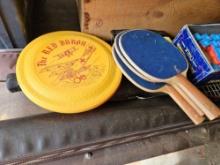 Vintage Billards Items, Pool Cues, Golf Items, & Tennis Racket