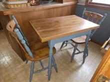Small Kitchen Table with 2 Chairs