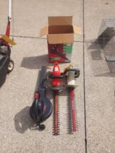 2 Electric Trimmers & Toro Blower