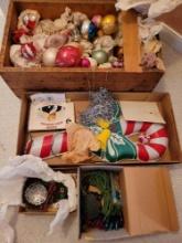 Early Christmas items, Ornaments and more