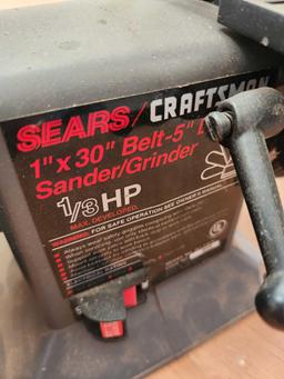 Small 1/3 HP Craftsman belt grinder, sander