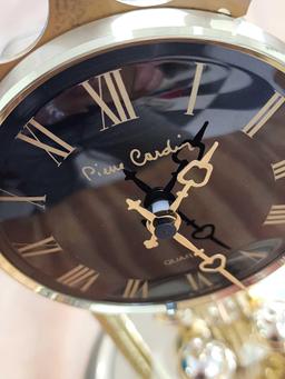 Vintage Pierre Cardin anniversary clock under dome
