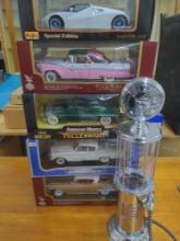 (5) Ford / Mercury & Cadillac Die Cast Collectible Cars