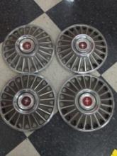 Ford Mustang hubcaps 1967 OEM #C7ZA-1137 set of four