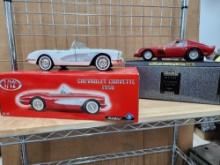 Chevrolet 1958 Corvette & 1962 Ferrari 250 GTO Model cars