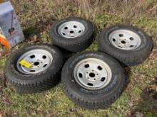 Set of Four Like New Goodyear Wrangler Tires